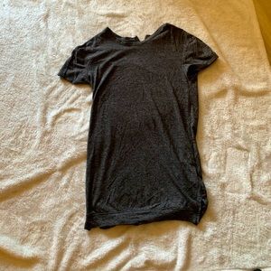 Dark grey t shirt dress